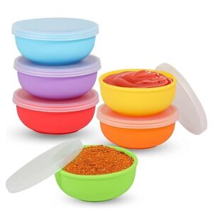 Nonstick Silicone 2oz Pinch Bowls Set of 6